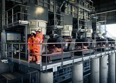 The stationary offering from Sandvik is 100 percent electrified. 