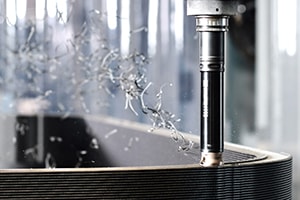 the CoroMill 390 milling cutter helped Local Motors reduce the weight of the cutter to improve performance at long overhangs. 