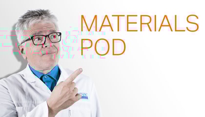 Materials pod banner