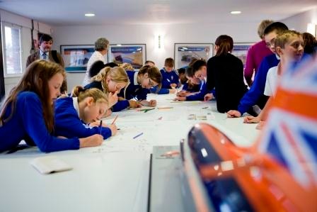 Worskhop in a British school