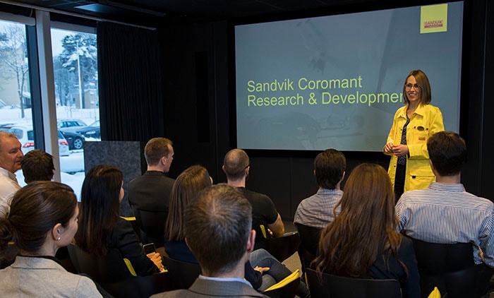 Matilda Gynnerstedt är chef för avdelningen Product Management på Sandvik Coromant.