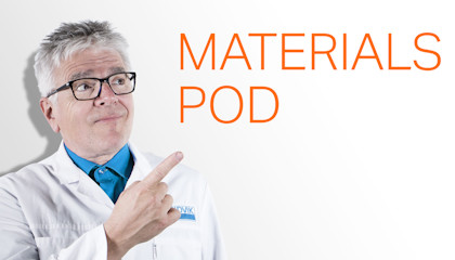 Materials pod banner