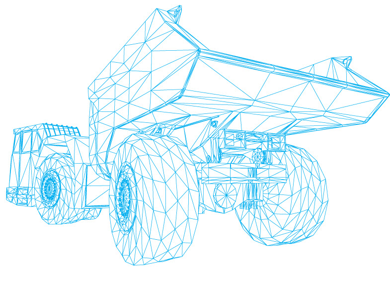 "AlttextBildtext=WEIGHT Total operating weight is 43 000 kg, ENGINE Diesel engine Cummins QSK with an output of 567 kW (760 hp). MAIN DIMENSIONS Total length 11 580 mm, maximum width and height 3 480 mm.