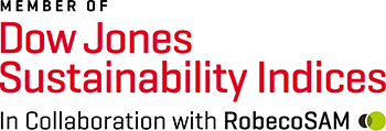 Logotype Member of Dow Jones Sustainability indices