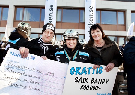 Guldfest SAIK bandy