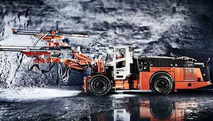 Sandvik DD422iE battery-driven lease drill 