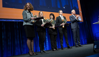 Award winners the Haglund medal 2018