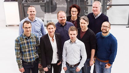 Nine Sandvik employees.